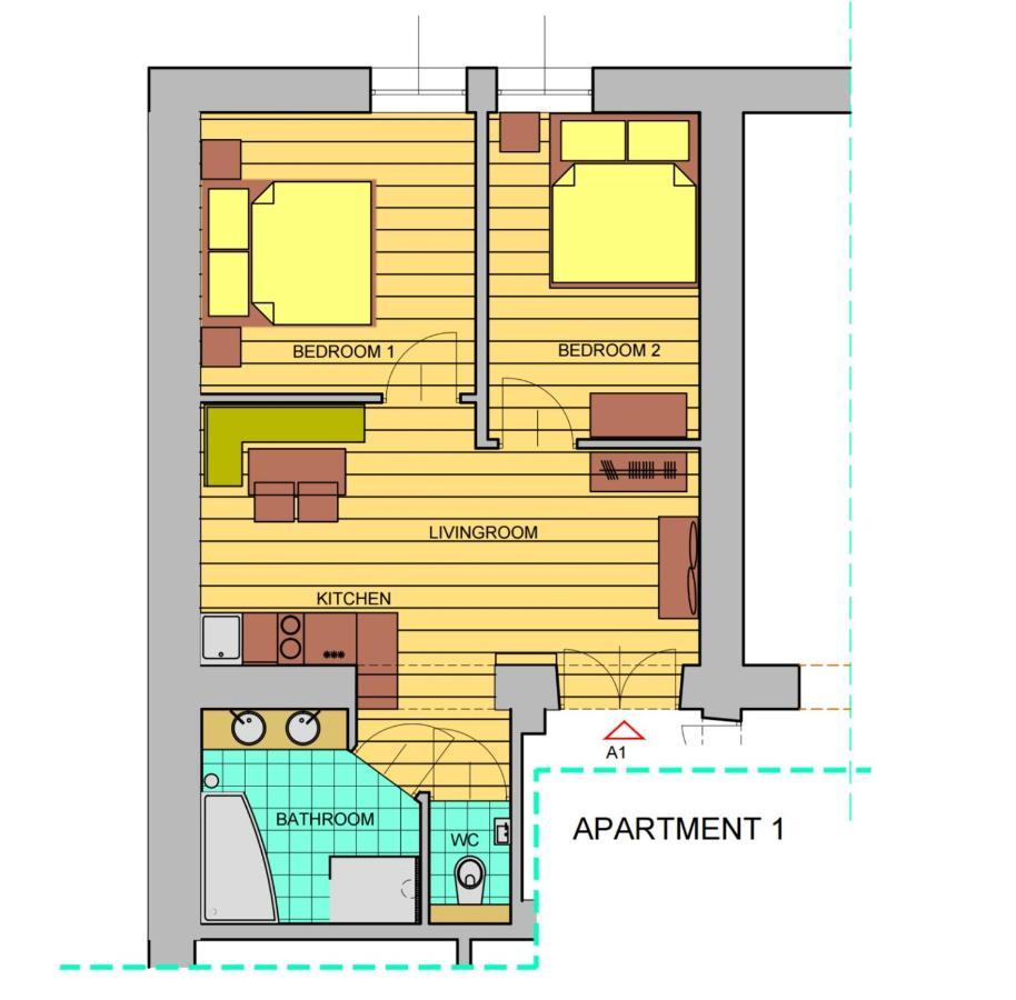Kurkowa Apartments Krakow Bagian luar foto